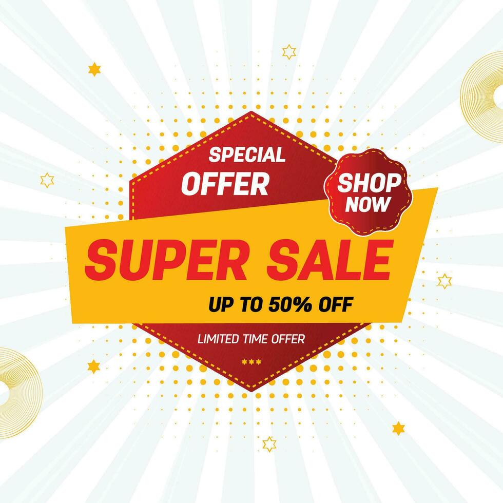 Super Sale Design vector