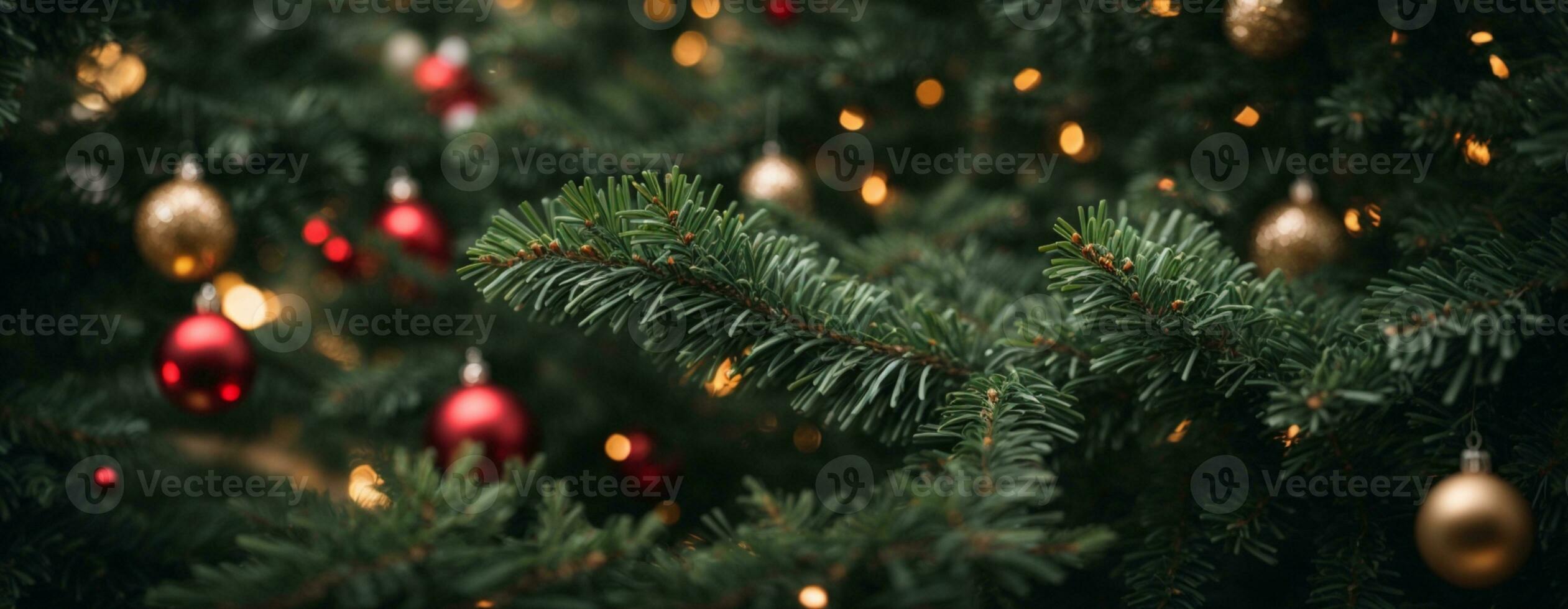Navidad árbol ramas antecedentes. ai generado foto