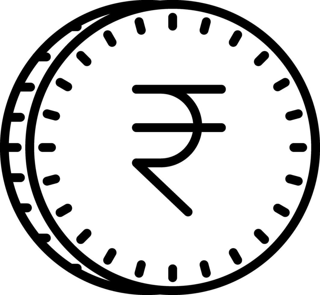 Rupee Vector Icon Design