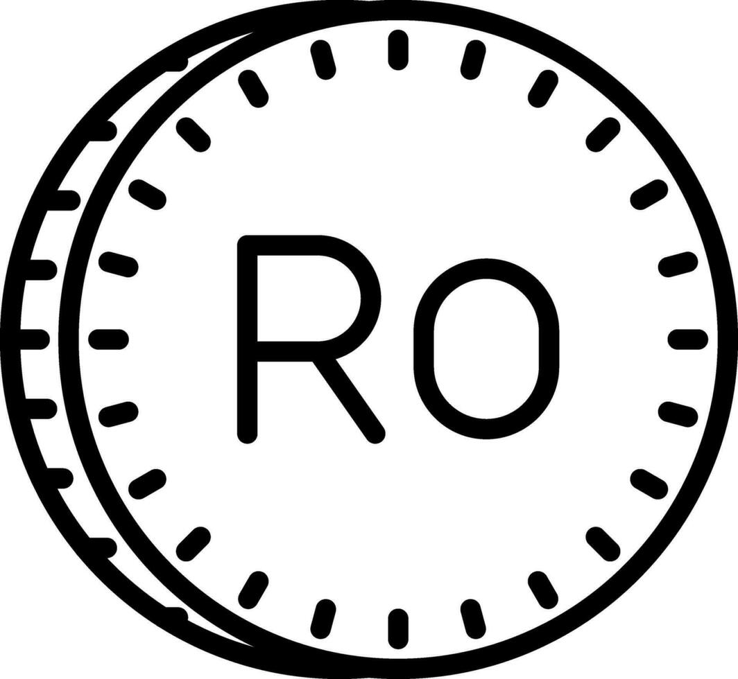 Omani rial Vector Icon Design