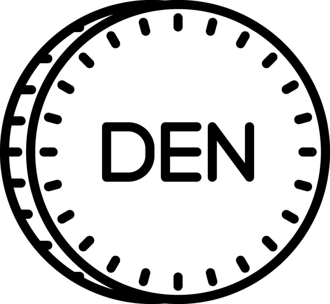 Denar Vector Icon Design