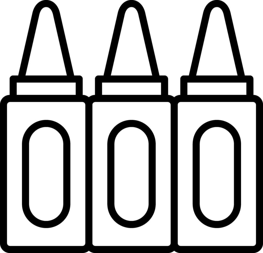 Crayon Vector Icon Design