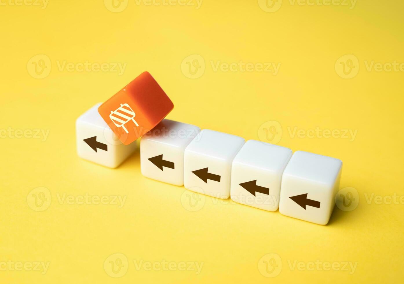 Blocking further progress on the plan. Being stopped. Reveal the hidden barriers that hold back progress. Find a way to overcome the obstacle. Take a break. Seeking inspiration. photo
