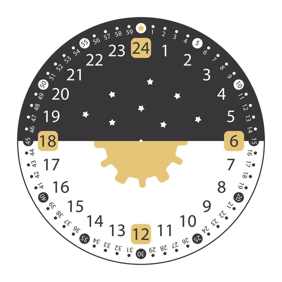24-hours-clock-face-with-modern-design-in-black-and-gold-colours