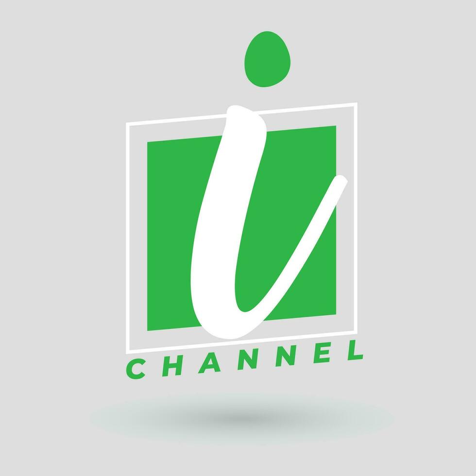 Professional TV Channel Logo Design Concept vector illustration