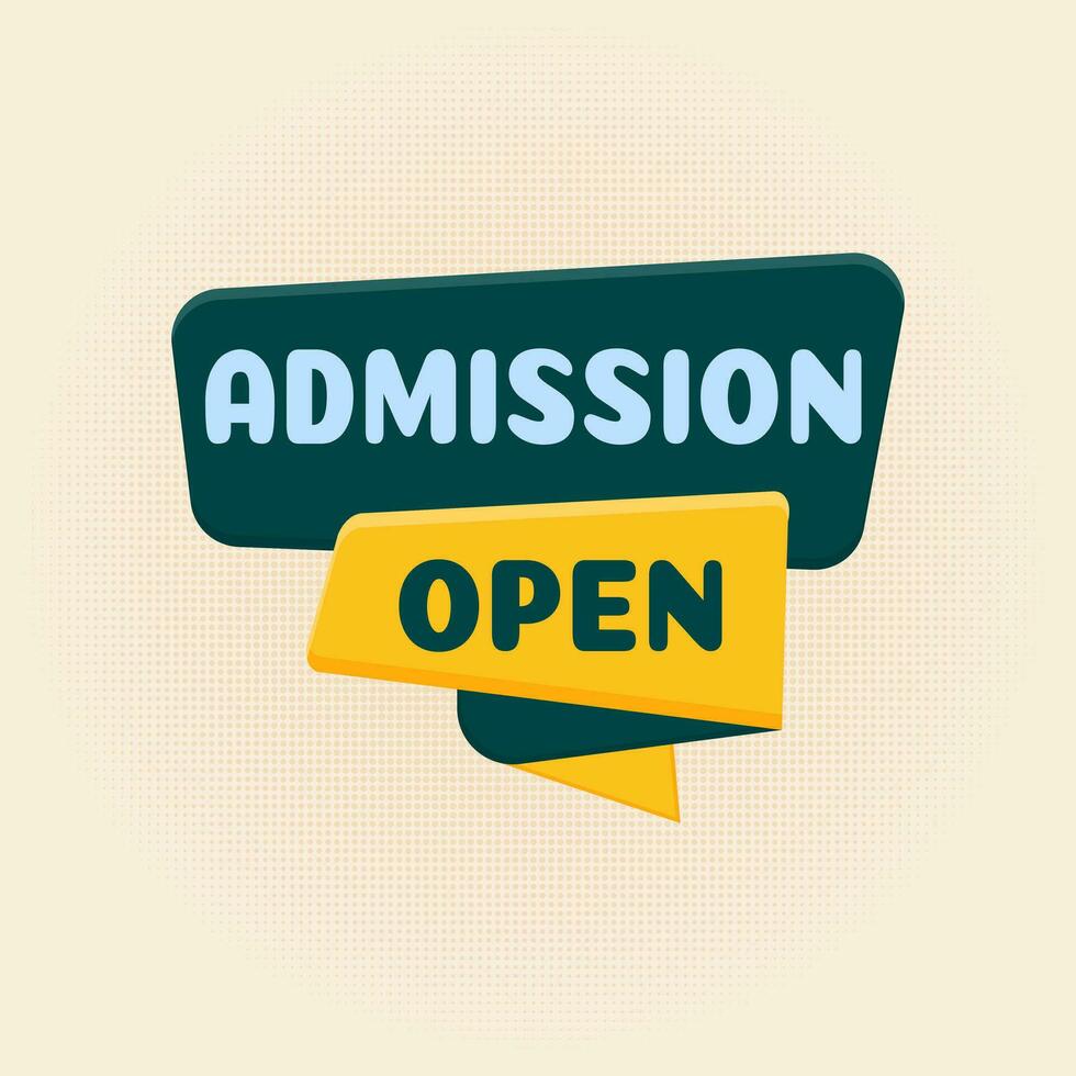 school admission going on educational banner social media post template vector