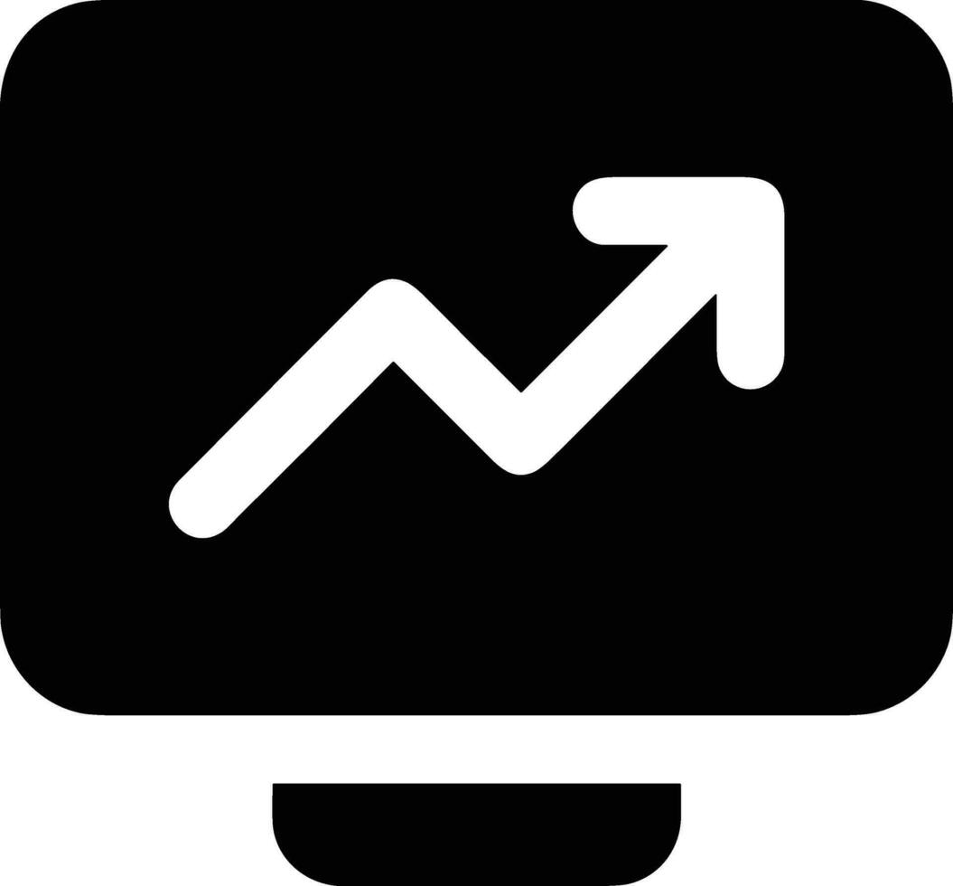 Growth business icon symbol vector image. Illustration of the progress outline infographic strategy  development design image