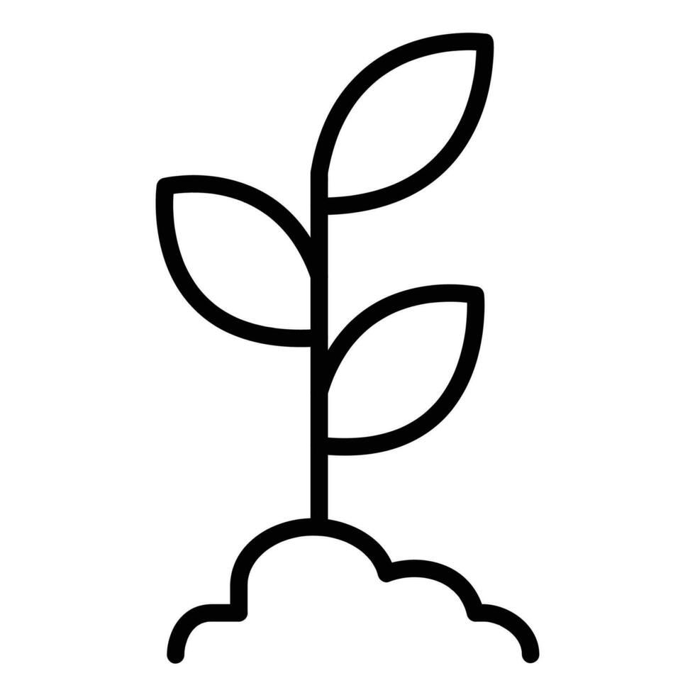 Plant Vector Icon, Lineal style icon, from Agriculture icons collection, isolated on white Background.