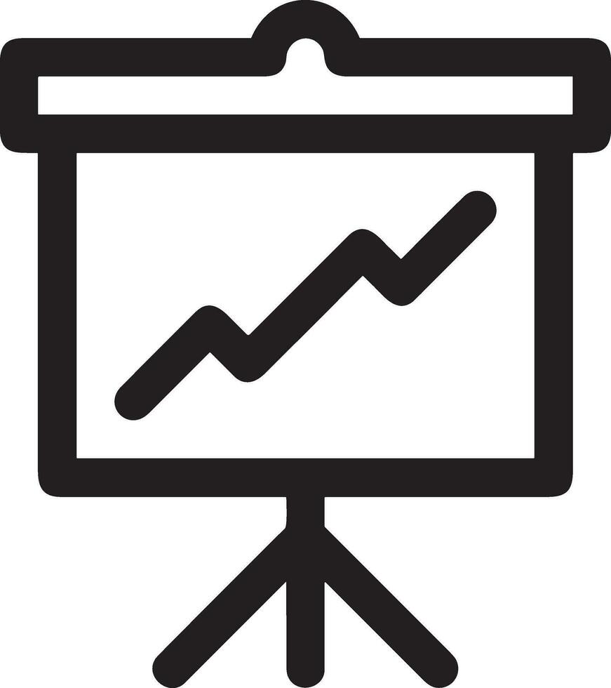 Growth business icon symbol vector image. Illustration of the progress outline infographic strategy  development design image