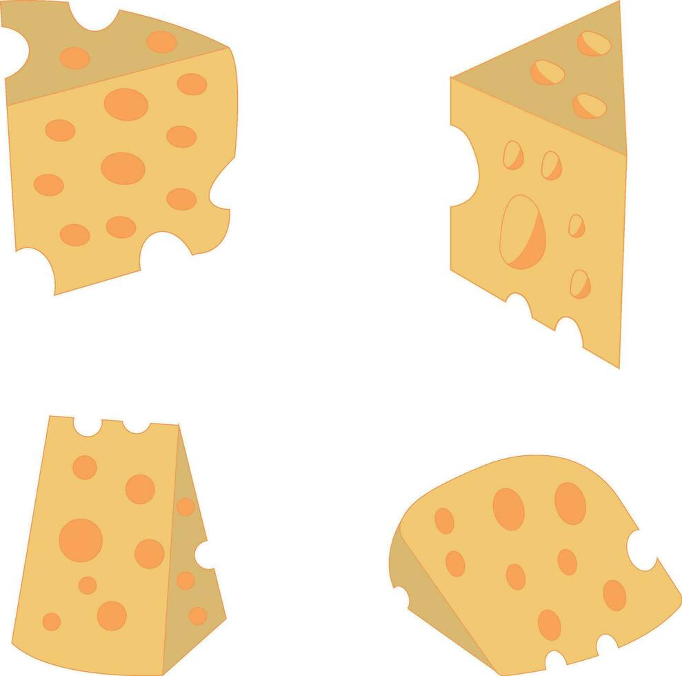 Cheese Lover Icon with Simple Design. Vector Illustration