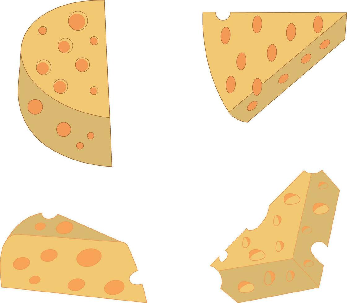 Cheese Lover Icon with Simple Design. Vector Illustration
