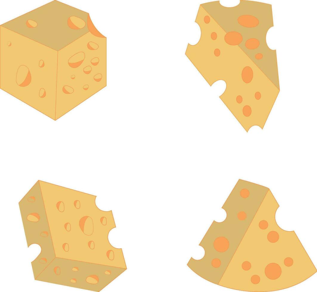 Cheese Lover Icon with Simple Design. Vector Illustration