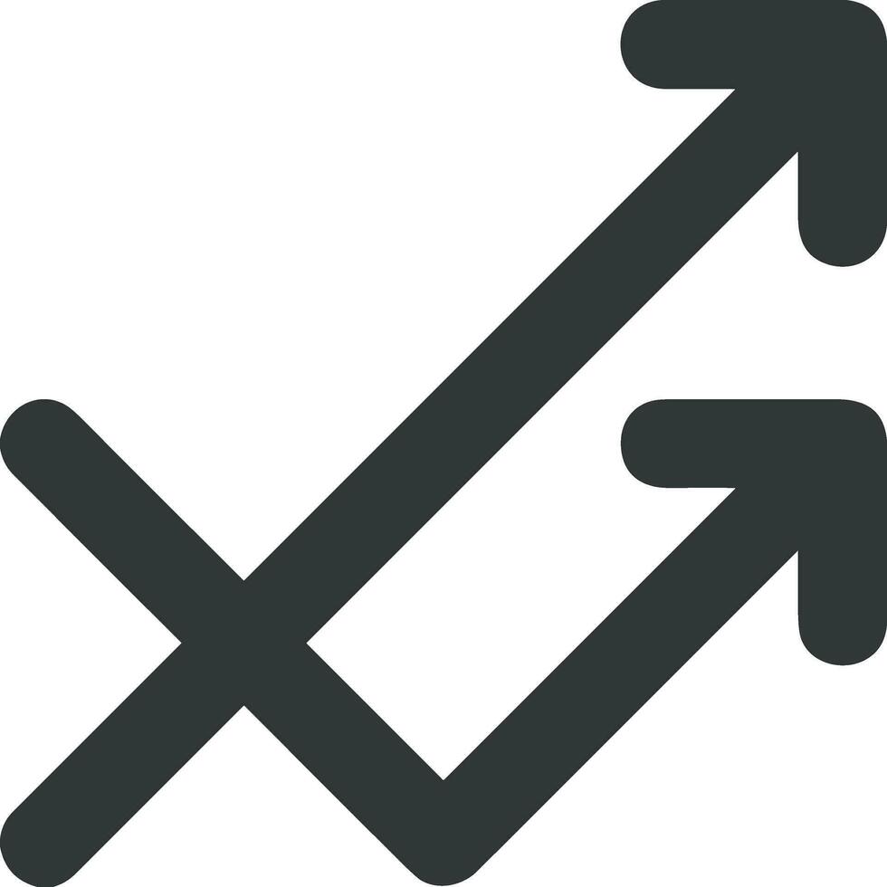 Growth business icon symbol vector image. Illustration of the progress outline infographic strategy  development design image