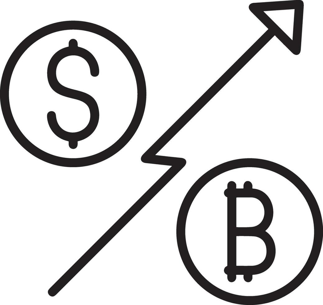 Growth business icon symbol vector image. Illustration of the progress outline infographic strategy  development design image