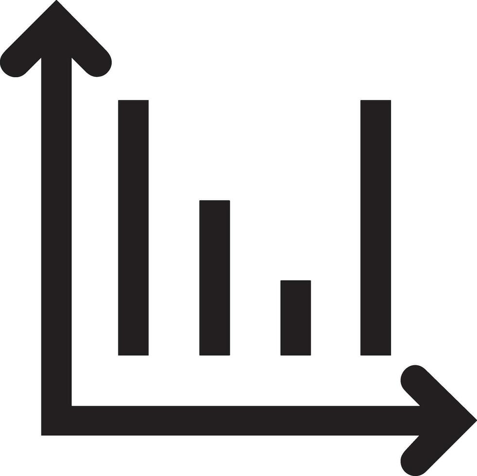 Growth business icon symbol vector image. Illustration of the progress outline infographic strategy  development design image