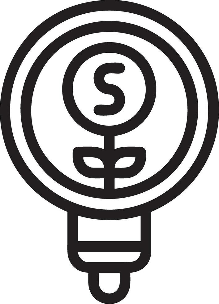 Growth business icon symbol vector image. Illustration of the progress outline infographic strategy  development design image
