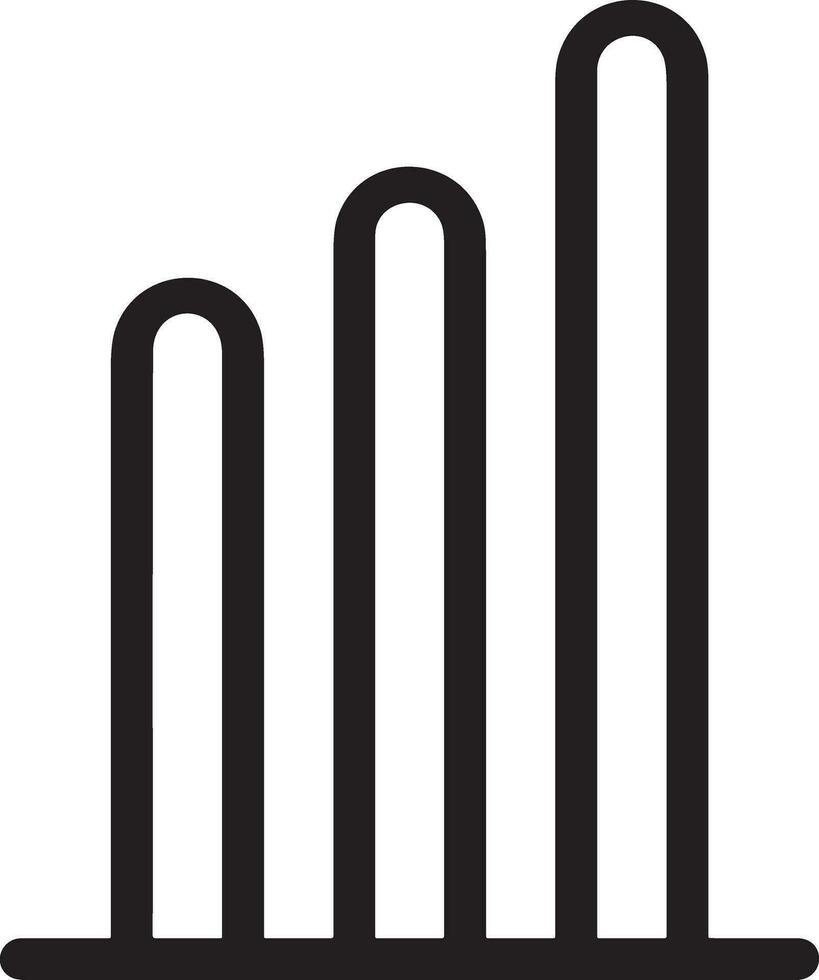 Growth business icon symbol vector image. Illustration of the progress outline infographic strategy  development design image