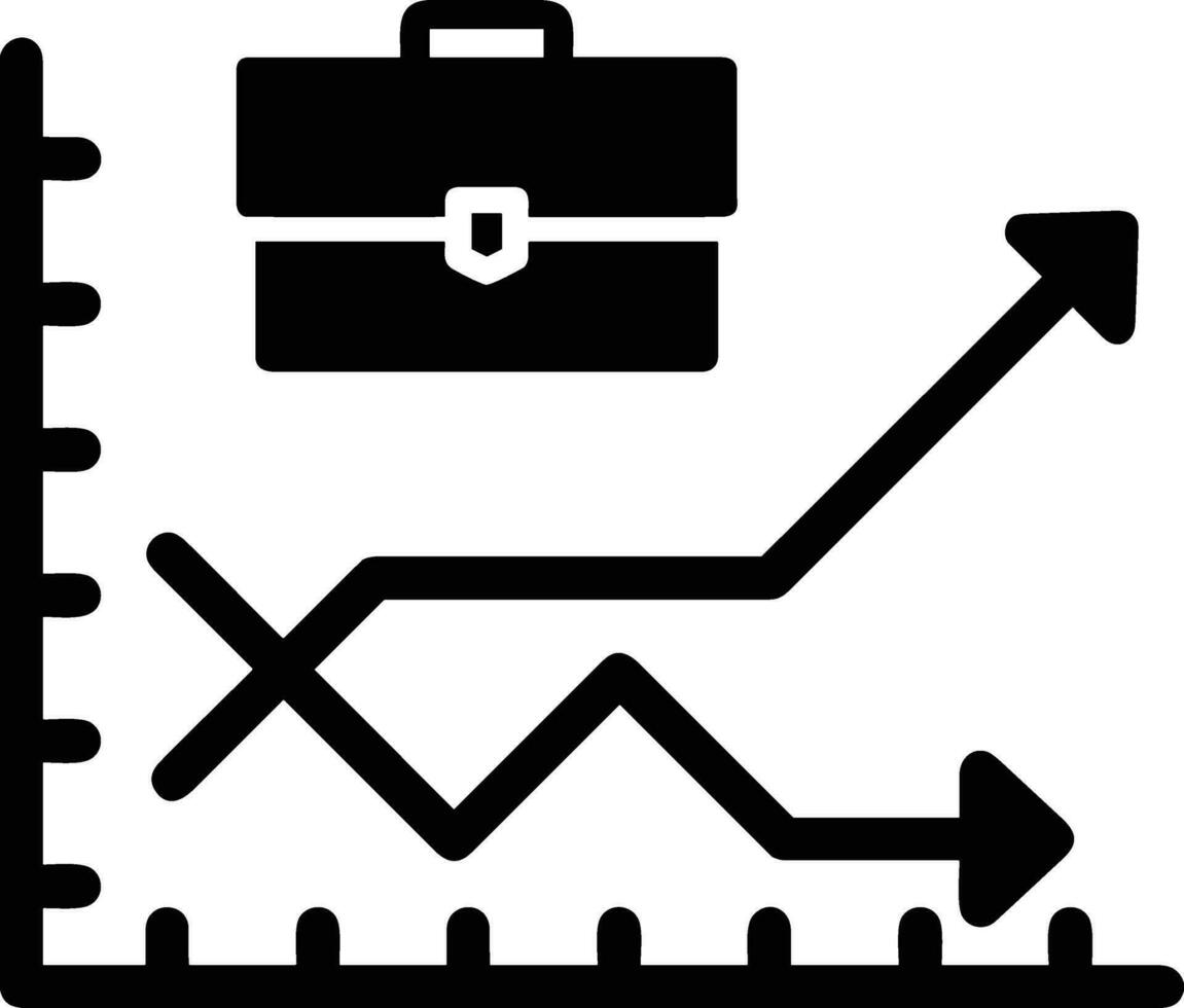 Growth business icon symbol vector image. Illustration of the progress outline infographic strategy  development design image