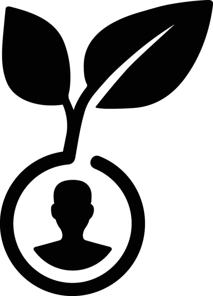Growth business icon symbol vector image. Illustration of the progress outline infographic strategy  development design image