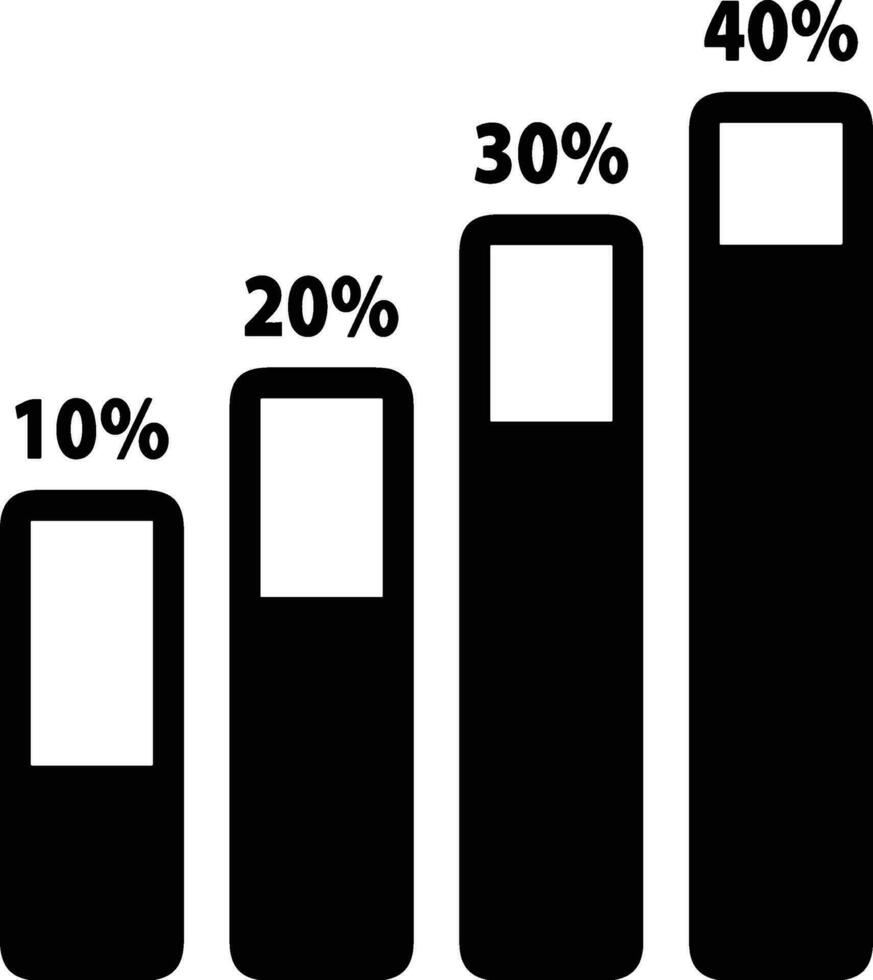 Growth business icon symbol vector image. Illustration of the progress outline infographic strategy  development design image