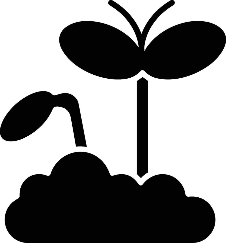 Growth business icon symbol vector image. Illustration of the progress outline infographic strategy  development design image