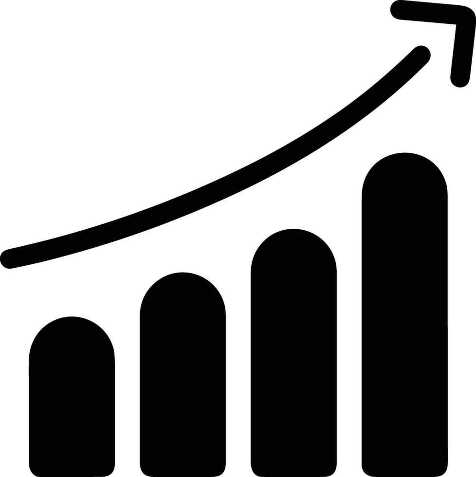 Growth business icon symbol vector image. Illustration of the progress outline infographic strategy  development design image