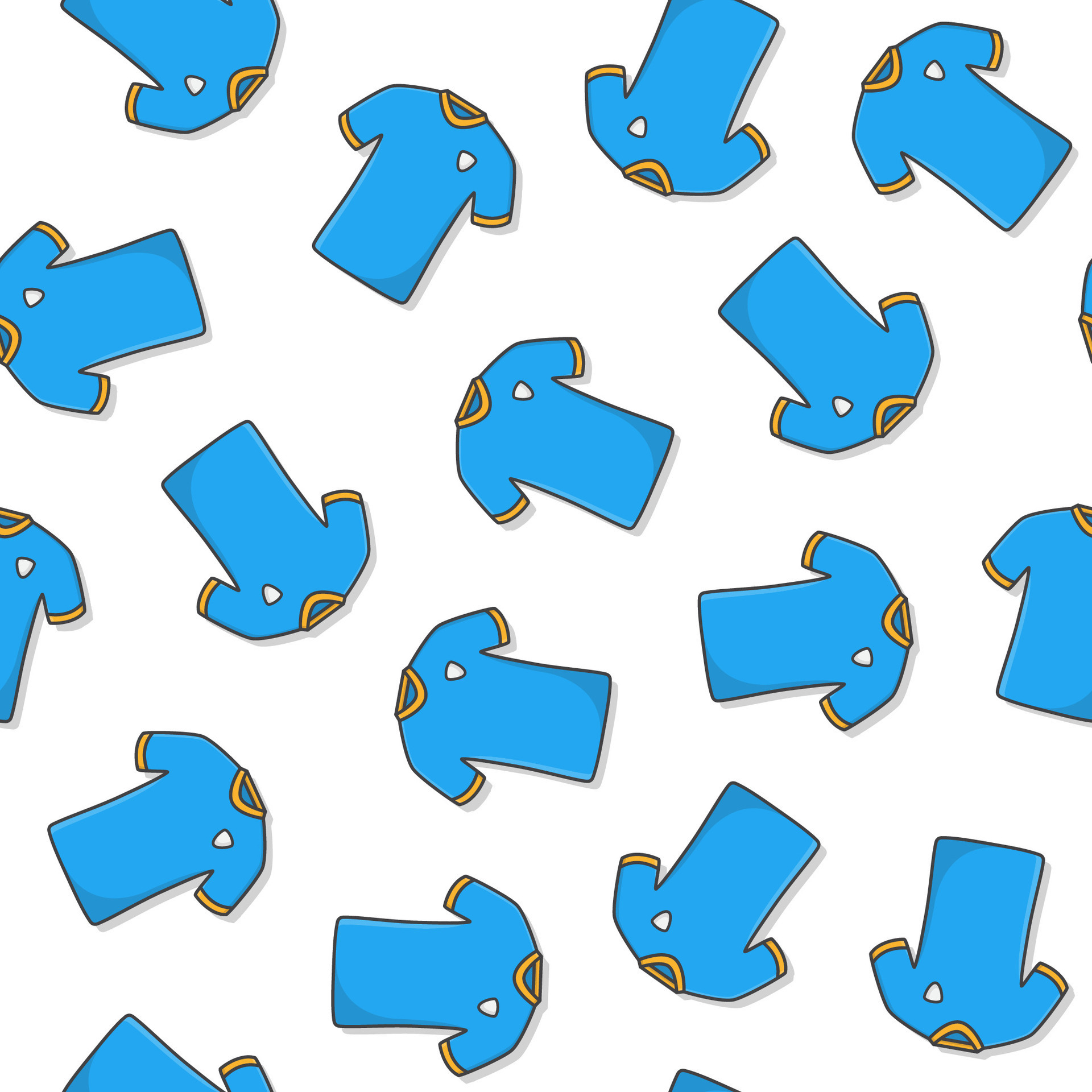 Football Jersey Seamless Pattern On A White Background. Soccer Kit