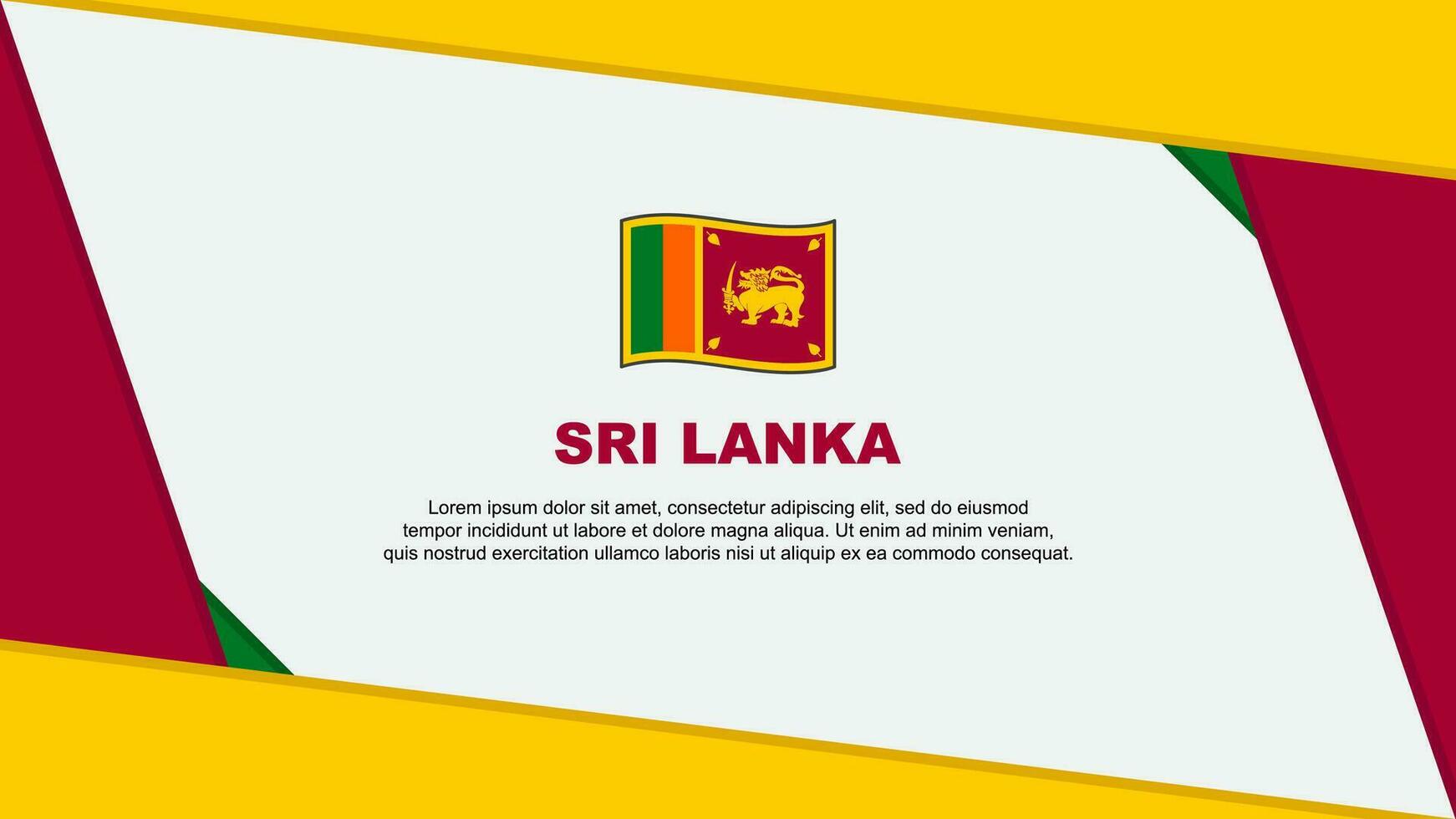 sri lanka bandera resumen antecedentes diseño modelo. sri lanka independencia día bandera dibujos animados vector ilustración. sri lanka dibujos animados