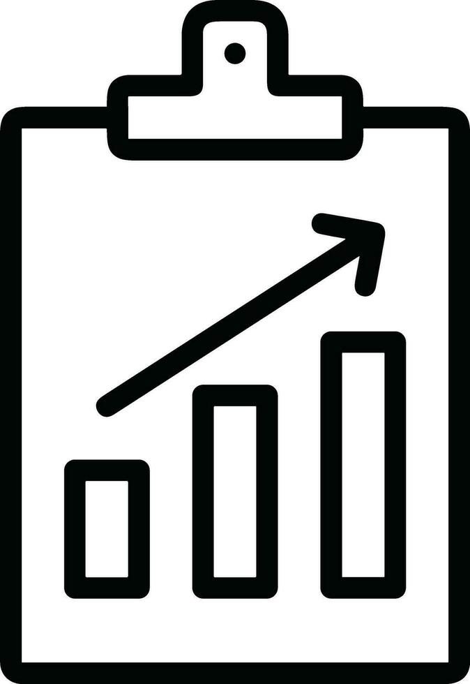 Growth business icon symbol vector image. Illustration of the progress outline infographic strategy  development design image