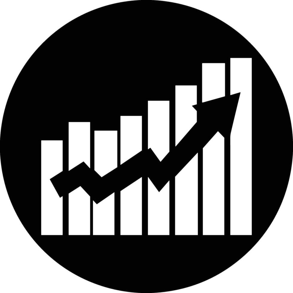 Growth business icon symbol vector image. Illustration of the progress outline infographic strategy  development design image