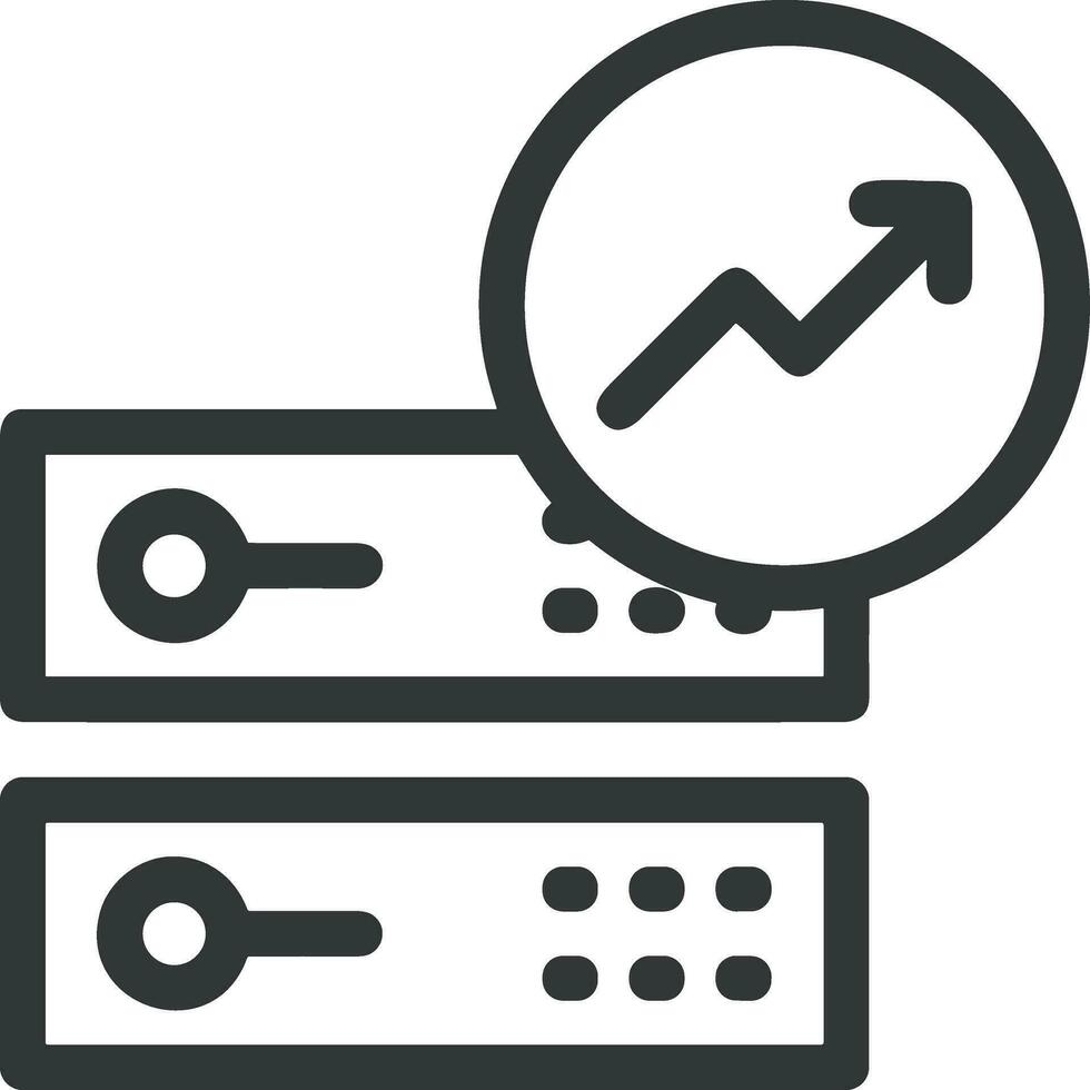 crecimiento negocio icono símbolo vector imagen. ilustración de el Progreso contorno infografía estrategia desarrollo diseño imagen