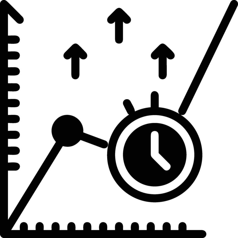 crecimiento negocio icono símbolo vector imagen. ilustración de el Progreso contorno infografía estrategia desarrollo diseño imagen