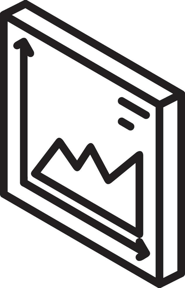 Growth business icon symbol vector image. Illustration of the progress outline infographic strategy  development design image