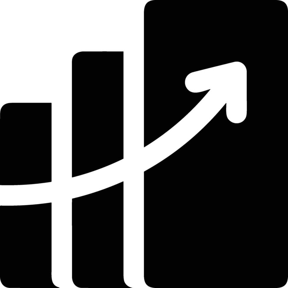 Growth business icon symbol vector image. Illustration of the progress outline infographic strategy  development design image