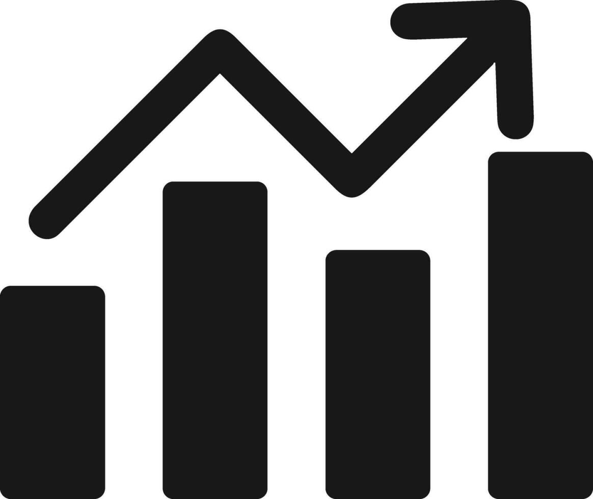 Growth business icon symbol vector image. Illustration of the progress outline infographic strategy  development design image
