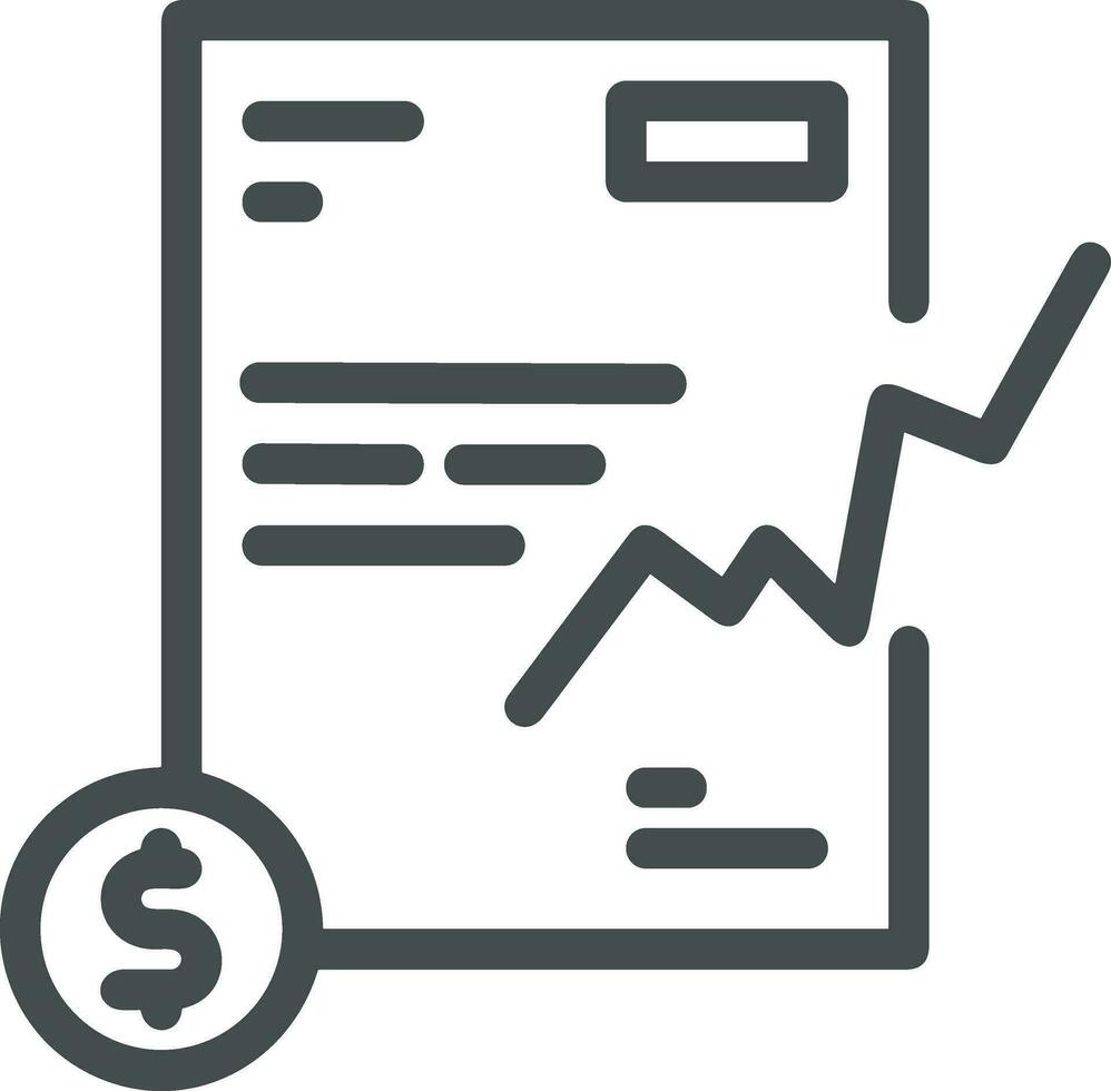 Growth business icon symbol vector image. Illustration of the progress outline infographic strategy  development design image