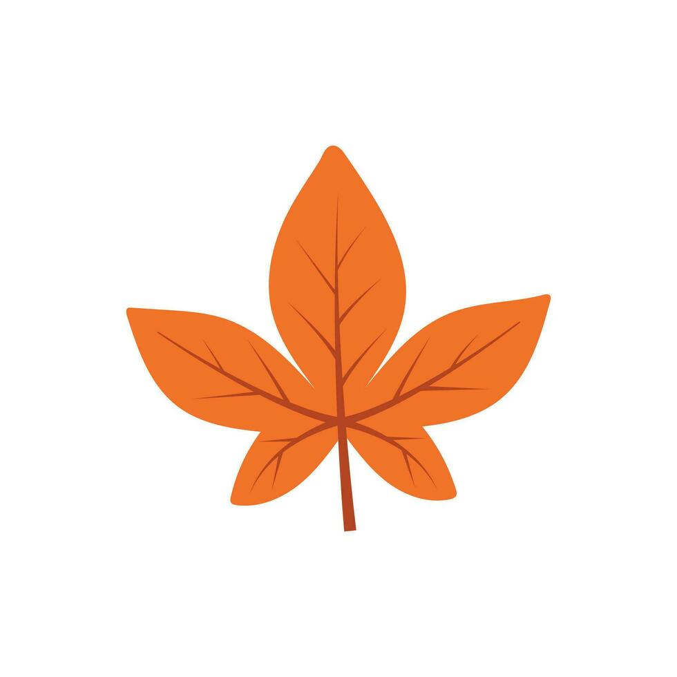Autumn Leaf Illustration Element Vector , Nature Leaf Autumn