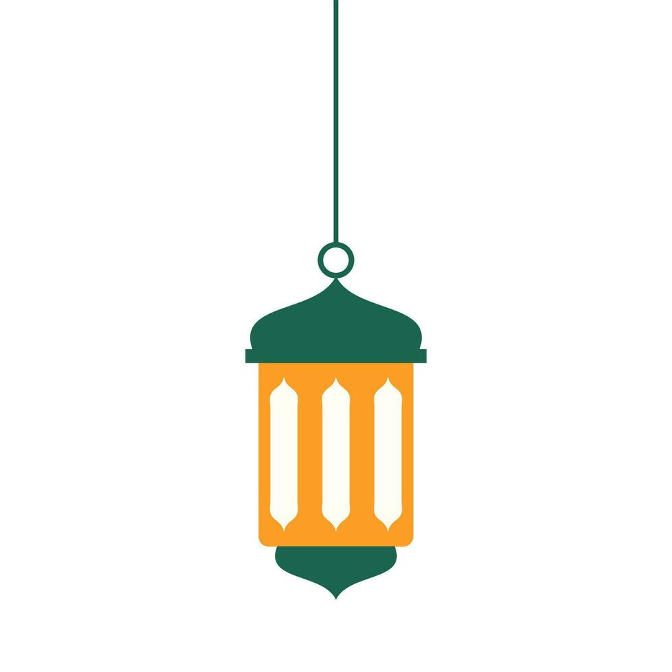 Lantern Element Vector Background . Muslim Element Template . Festival Element Template Vector .