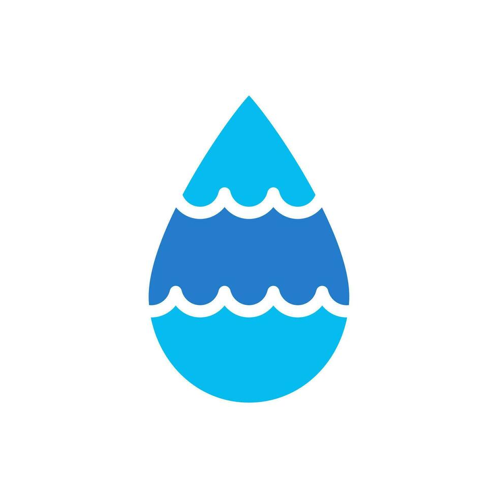Water Logo Element Vector , Water Symbol , Clean Element Logo