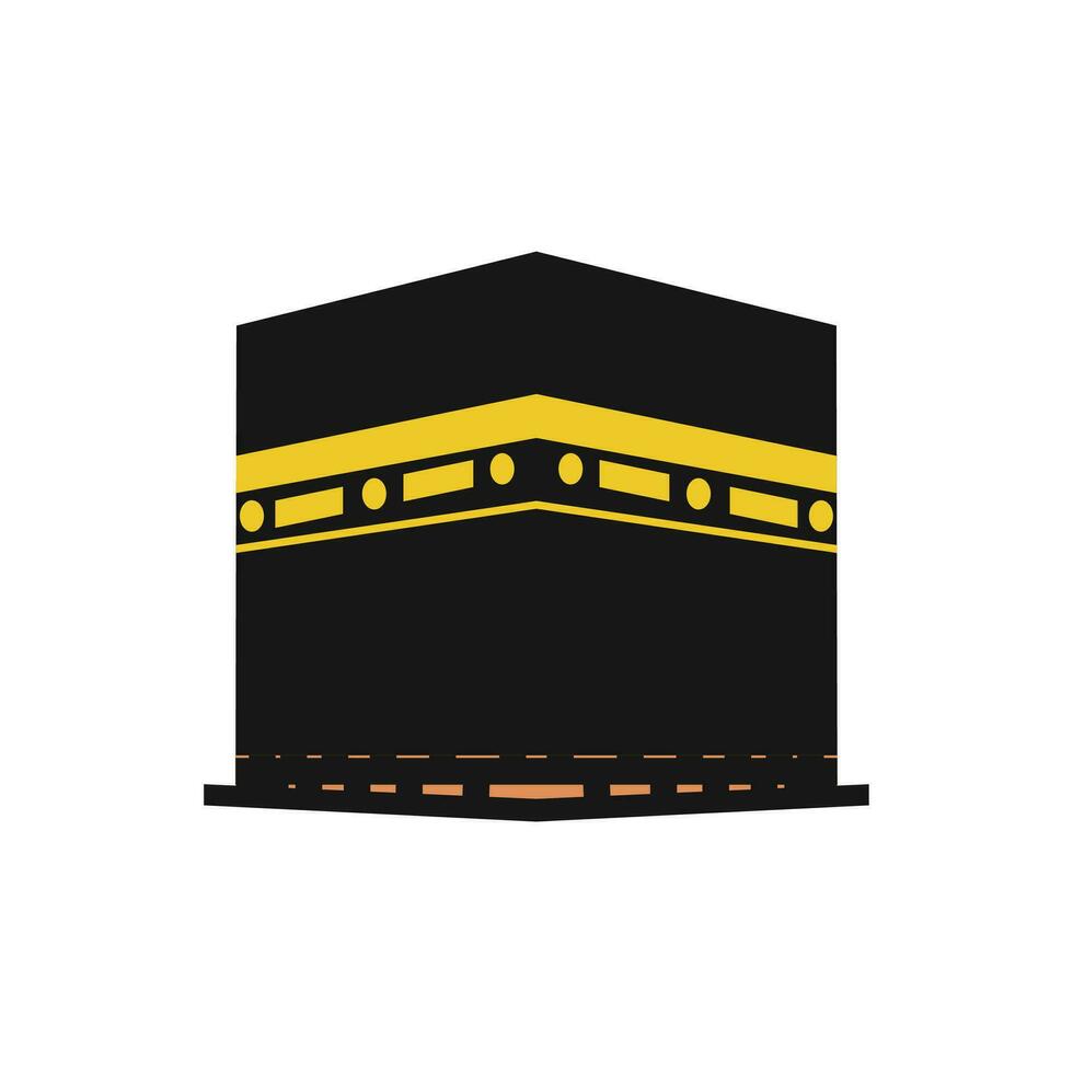 makkah ilustración elemento vector . la meca ilustración . kaaba elemento vector