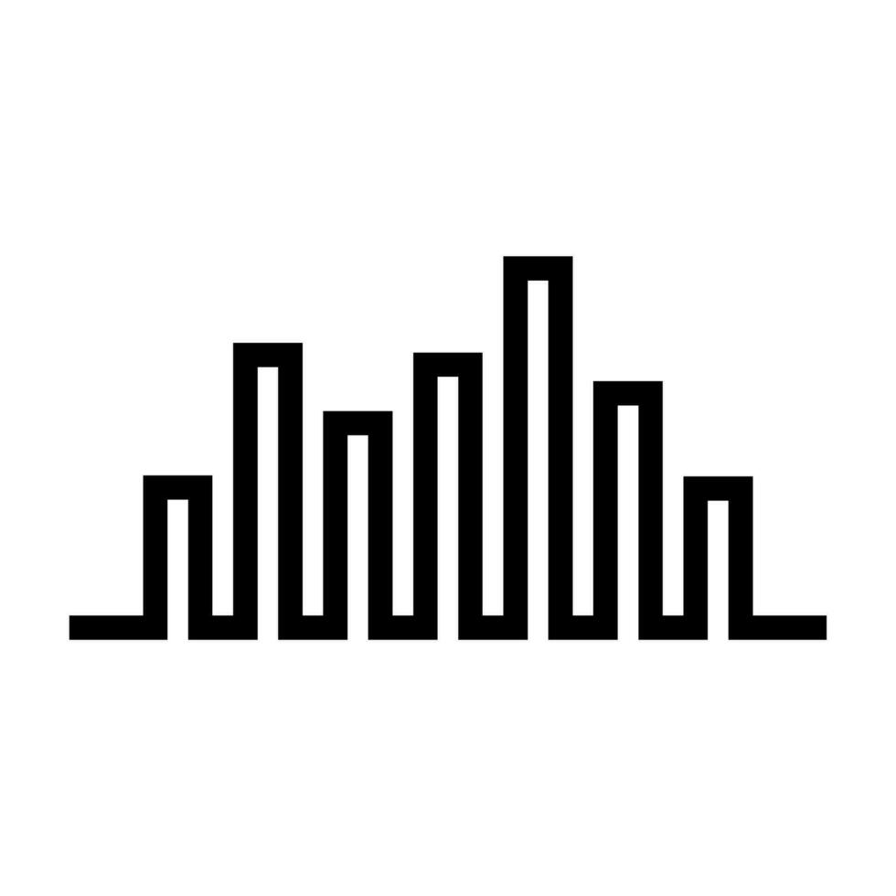 audio ola visualizador elemento vector , sonido música igualada