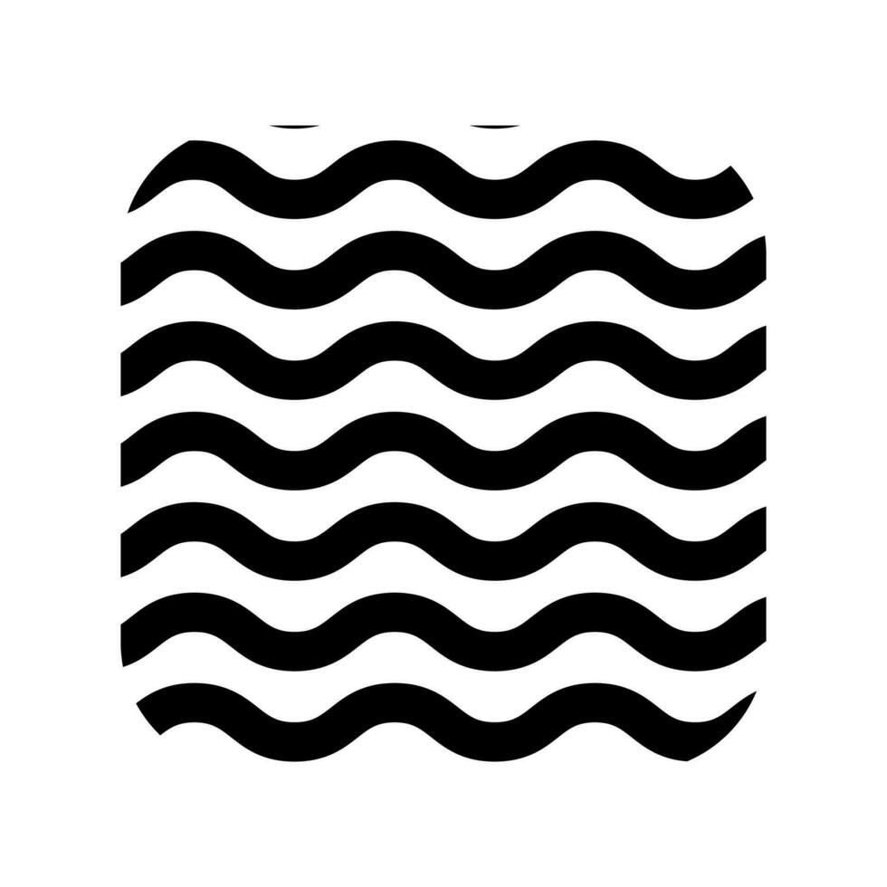 Memphis Line Wavy Vector Element . Memphis Wavy Background .