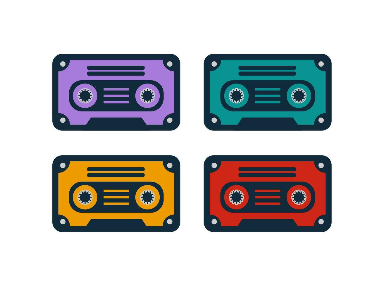 retro casete ilustración elemento vector