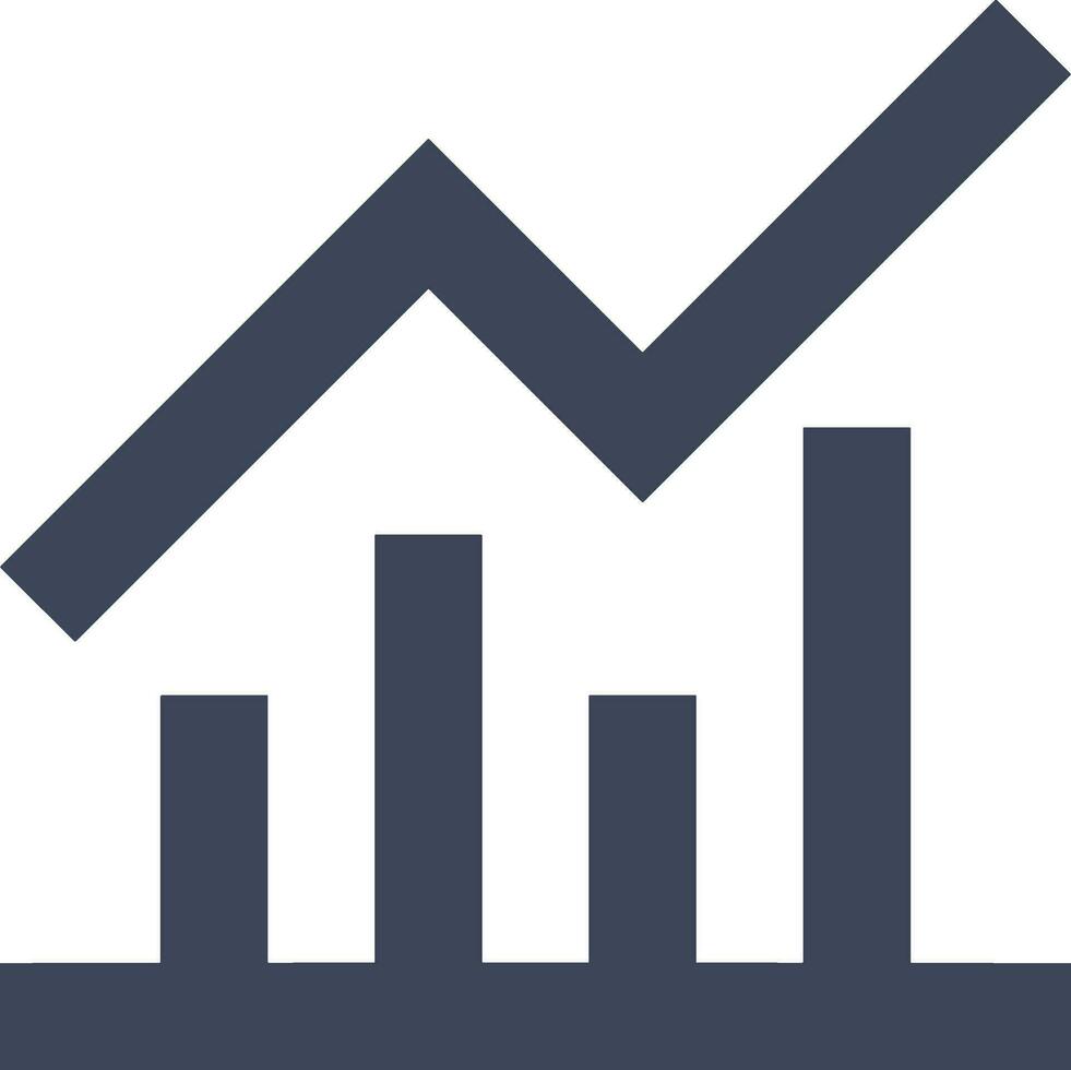 Growth business icon symbol vector image. Illustration of the progress outline infographic strategy  development design image