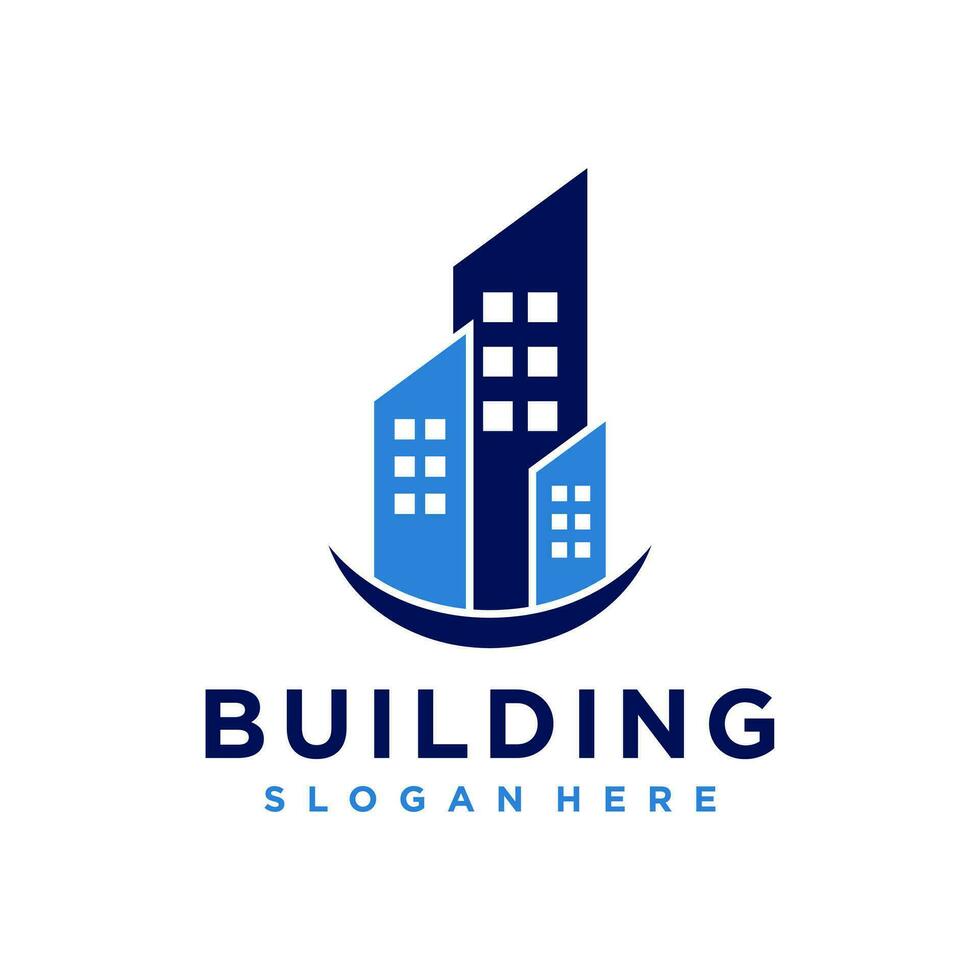 Building Logo Element Vector . Contruction Element Verctor Logo . Real Estate Logo