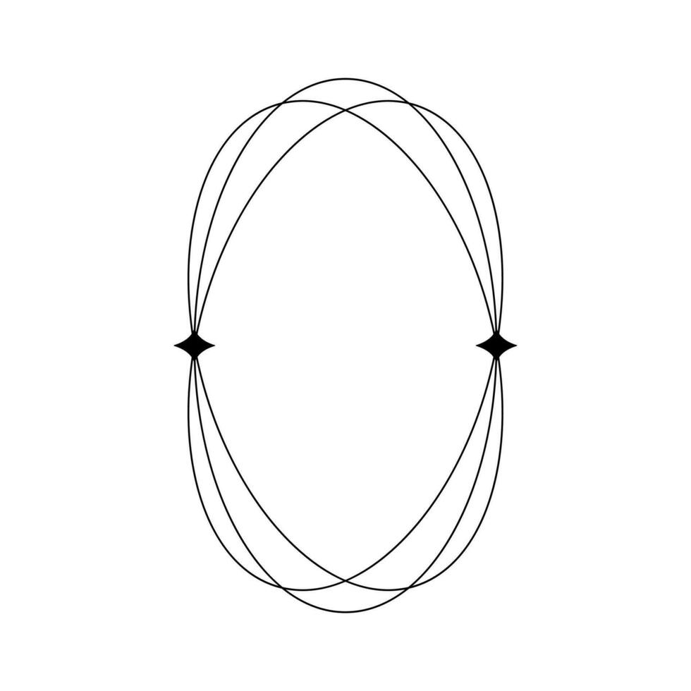 estético frontera marco decoración , Boda decoración , geométrico marco frontera modelo vector