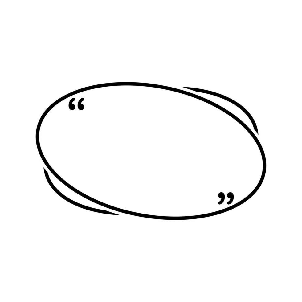 Text Box Line Vector , Outline Text Box Template , Comment Vector , Quote Line Shape