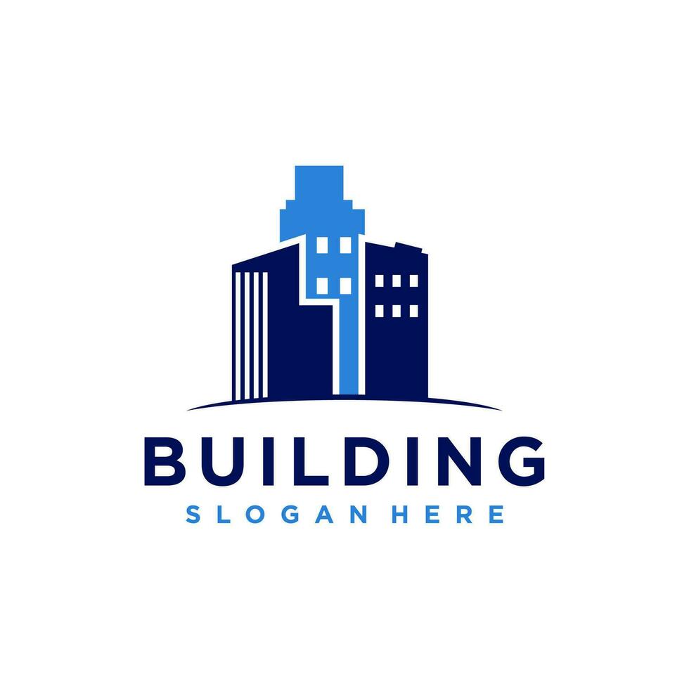 Building Logo Element Vector . Contruction Element Verctor Logo . Real Estate Logo