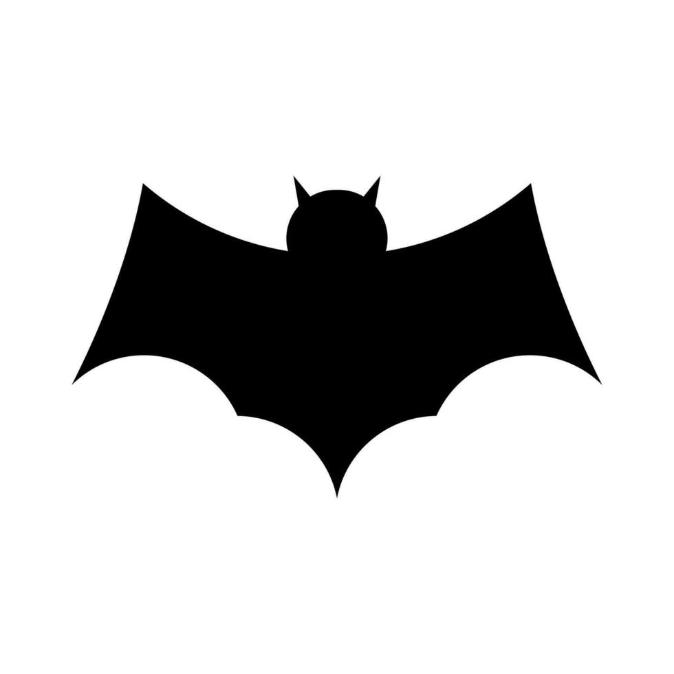 Halloween Bat Silhouette Vector Element , Halloween Celebration Vector