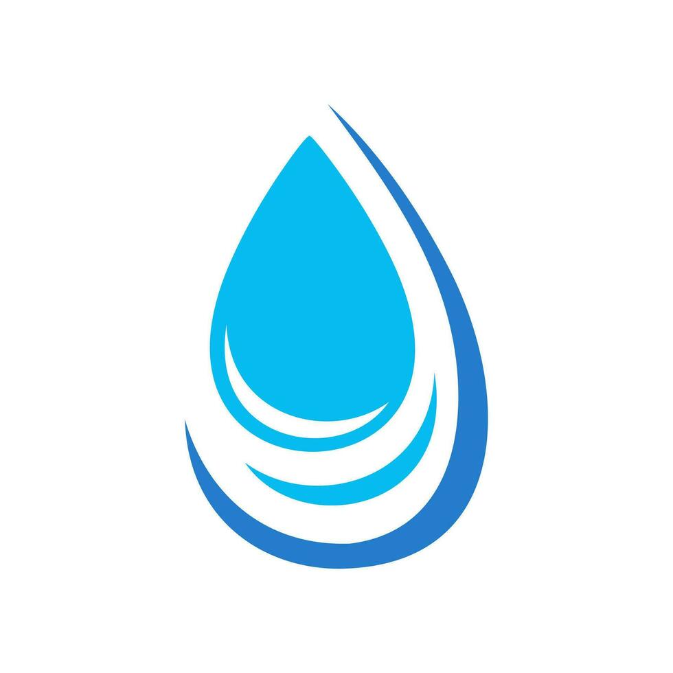 Water Logo Element Vector , Water Symbol , Clean Element Logo